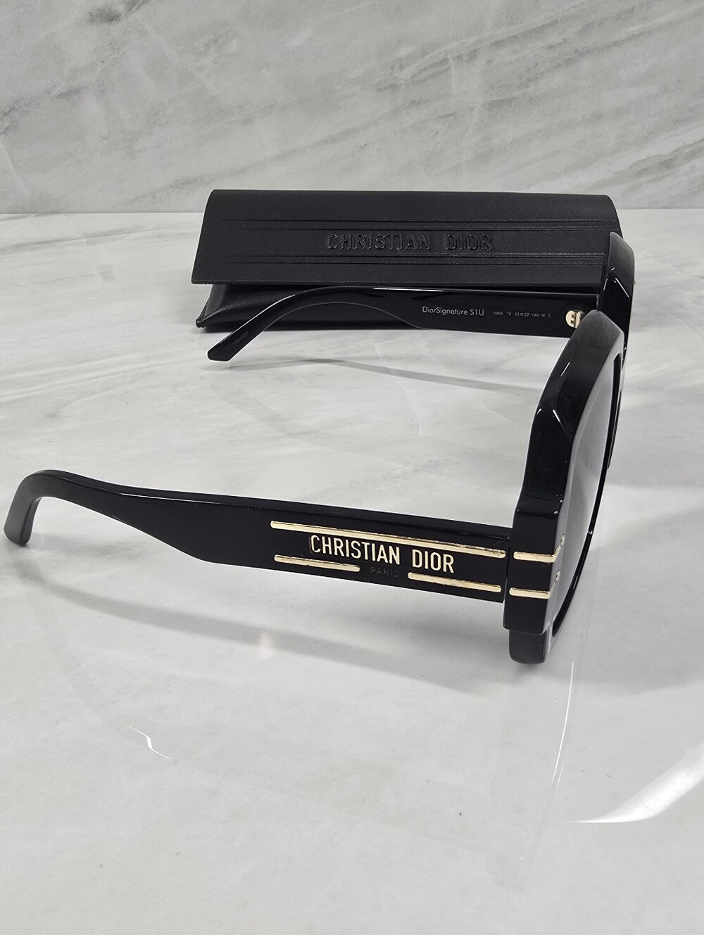 Dior Black Oversized Square Sunglasses - Picture 14 of 14